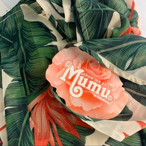 Show Me Your Mumu Caitlin Ruffle Maxi Dress XS - Picture 5 of 7